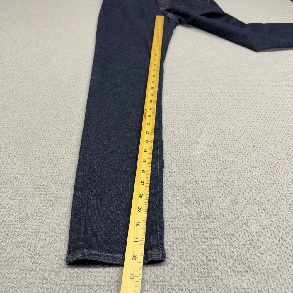 Uniqlo Jeans Mens 32x34 Dark Wash Indigo Slim Stretch Denim Pants Casual
